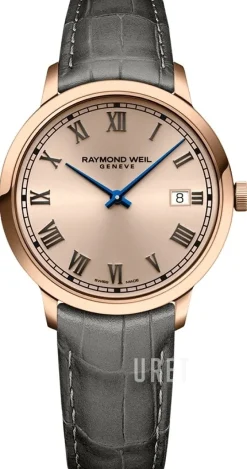 Toccata Roséguldstonad/Läder Ø39 mm