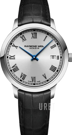 Toccata Silverfärgad/Läder Ø34 mm