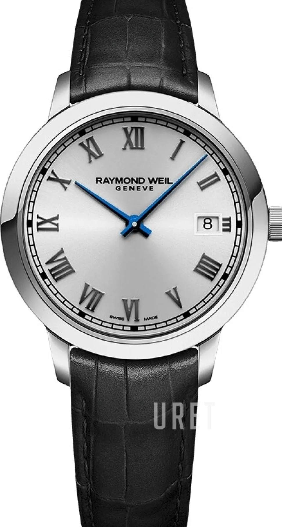 Toccata Silverfärgad/Läder Ø34 mm