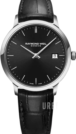 Toccata Svart/Läder Ø39 mm