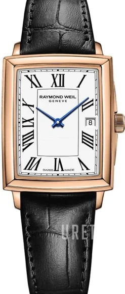 Toccata Vit/Läder 22.6x28.1 mm