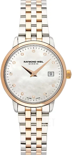 Toccata Vit/Roséguldstonat stål Ø29 mm