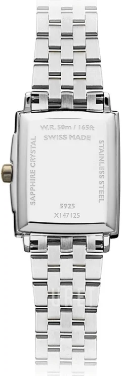 Toccata Vit/Stål 22.6x28.1 mm