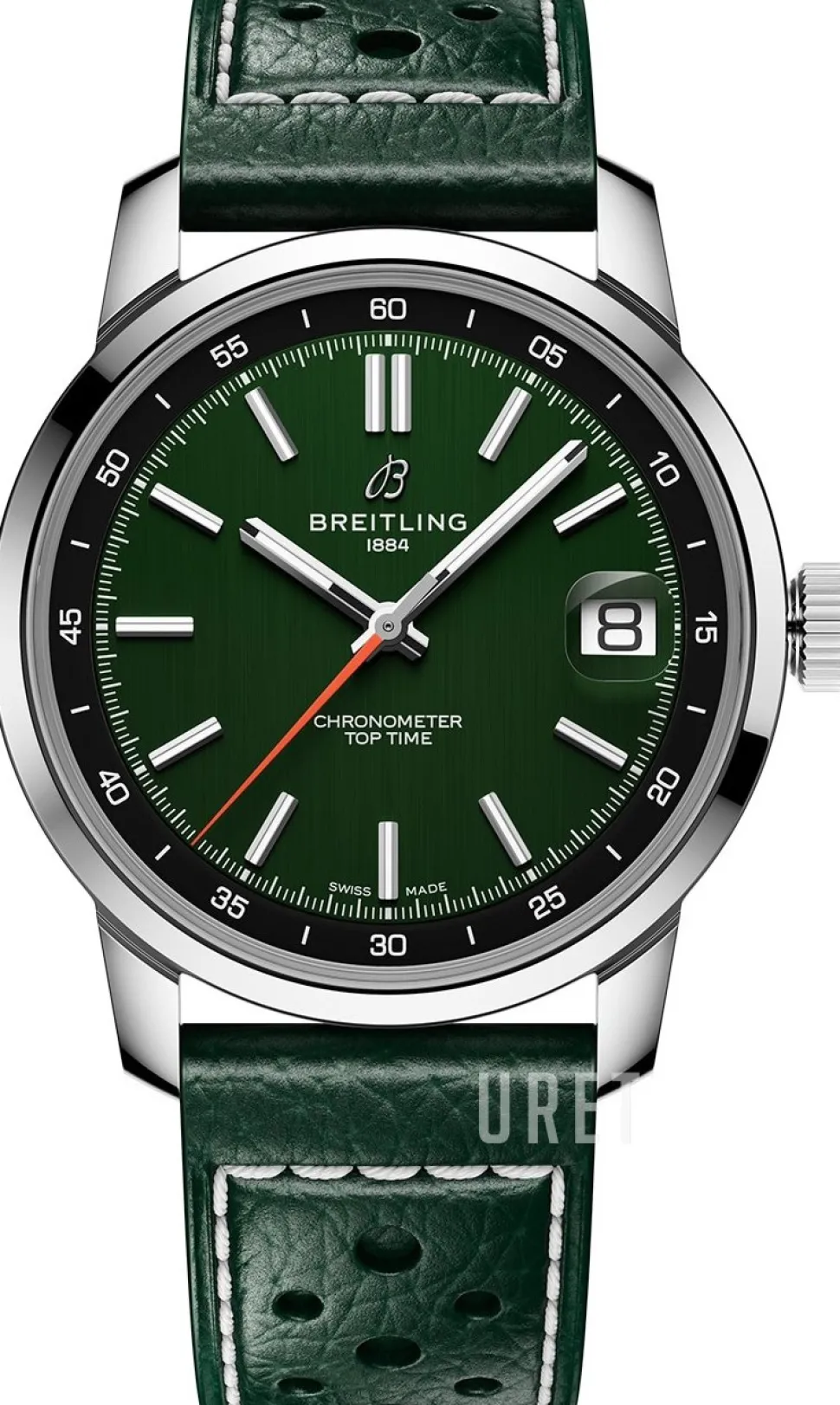 Top Time B31 Grön/Läder Ø38 mm