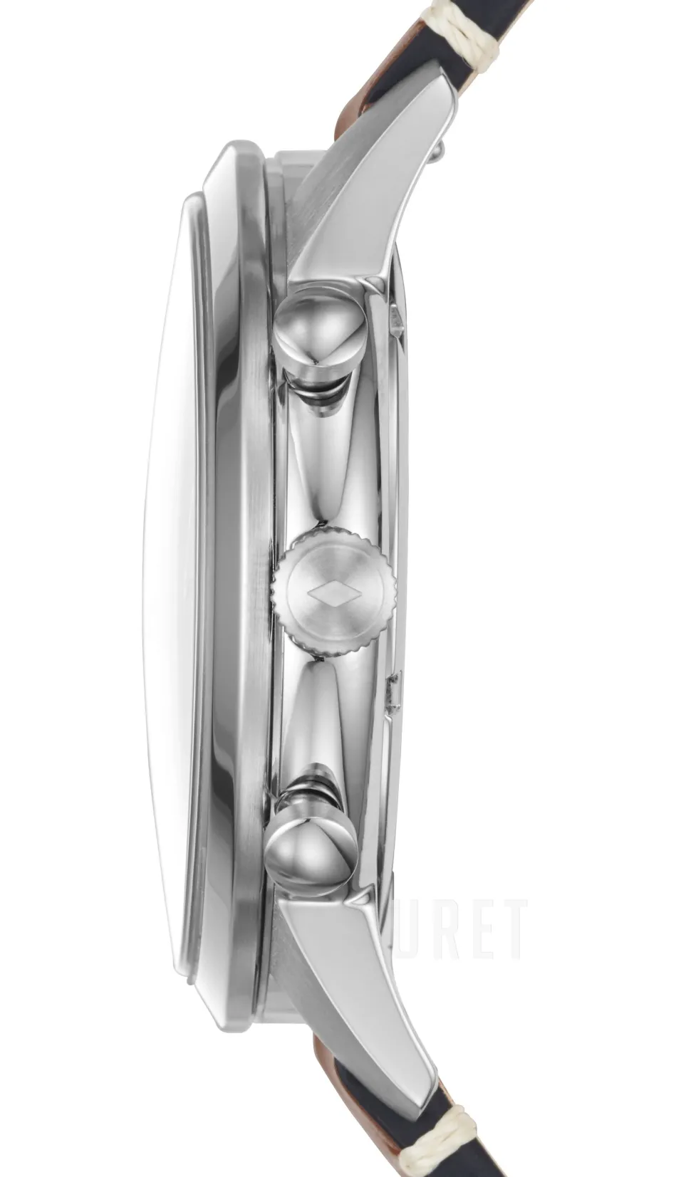 Townsman Svart/Läder Ø44 mm