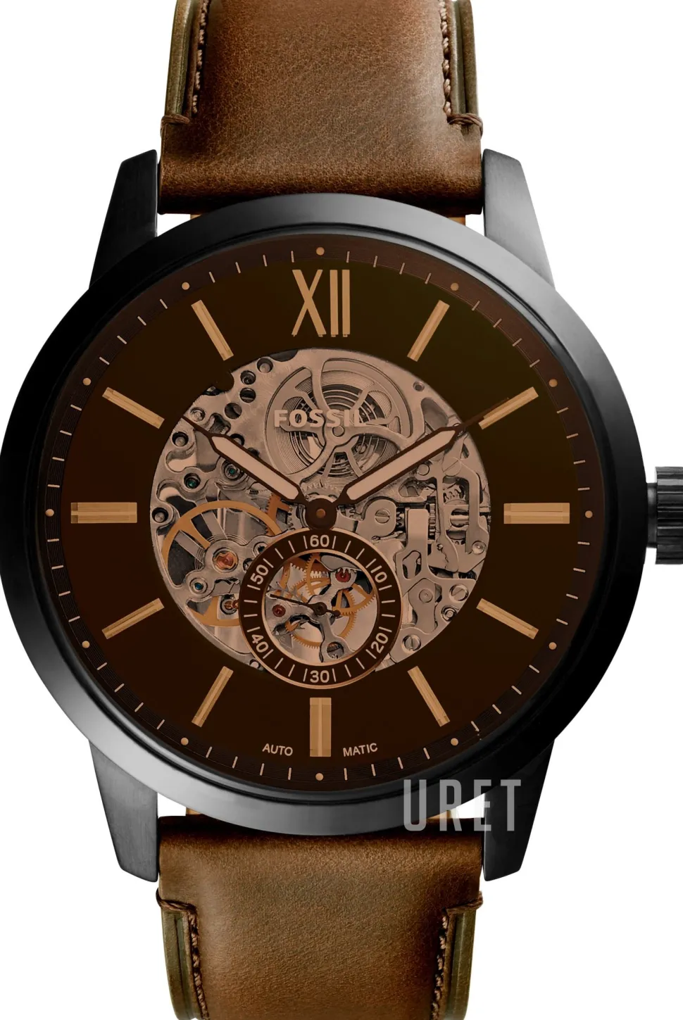 Townsman Svart/Läder Ø48 mm