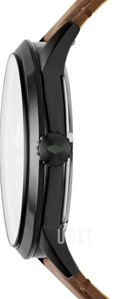 Townsman Svart/Läder Ø48 mm