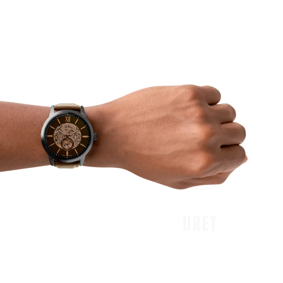 Townsman Svart/Läder Ø48 mm