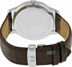 Tradition Silverfärgad/Läder Ø42 mm