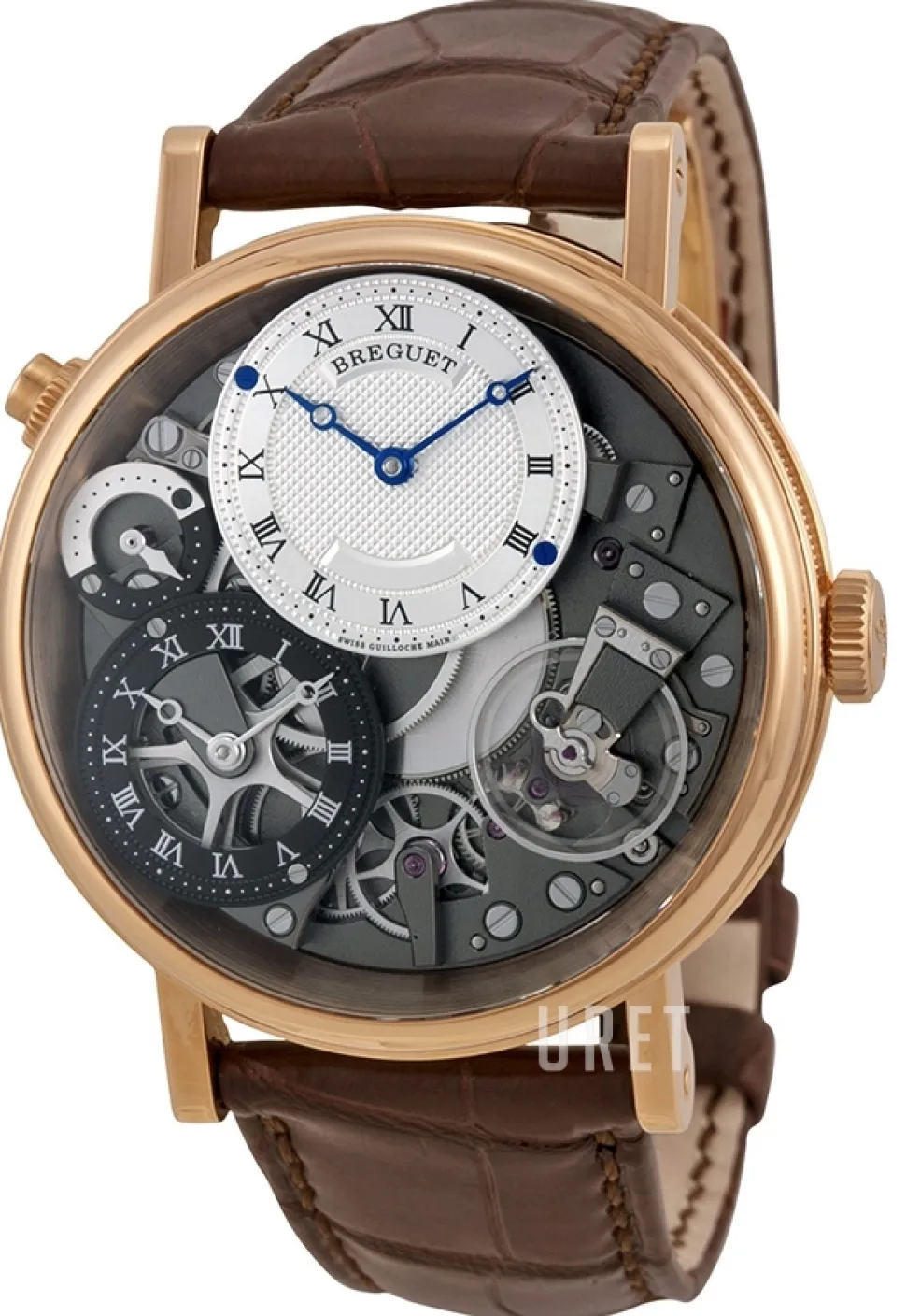 Tradition Silverfärgad/Läder Ø40 mm