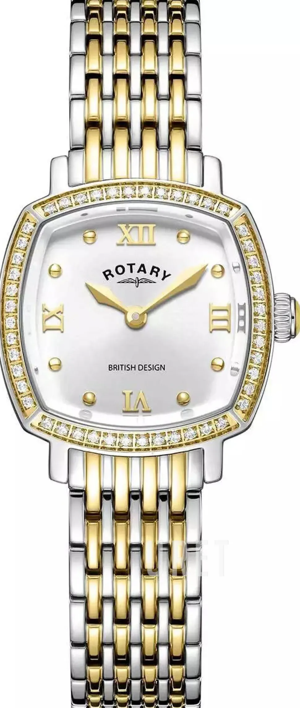 Traditional Silverfärgad/Gulguldtonat stål