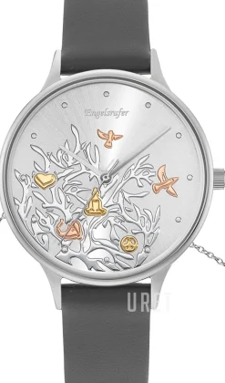 Tree Of Life Guldtonad/Läder Ø34 mm