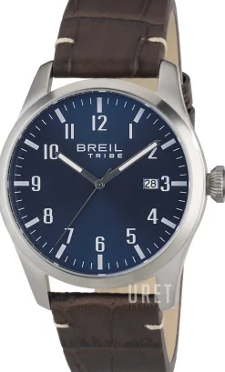 Tribe Blå/Läder Ø42 mm