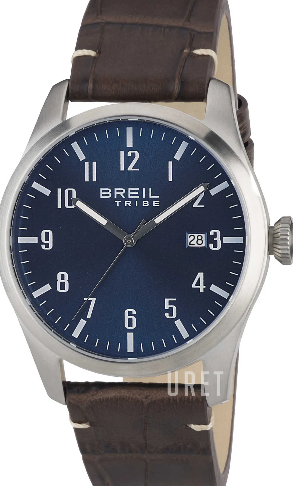 Tribe Blå/Läder Ø42 mm