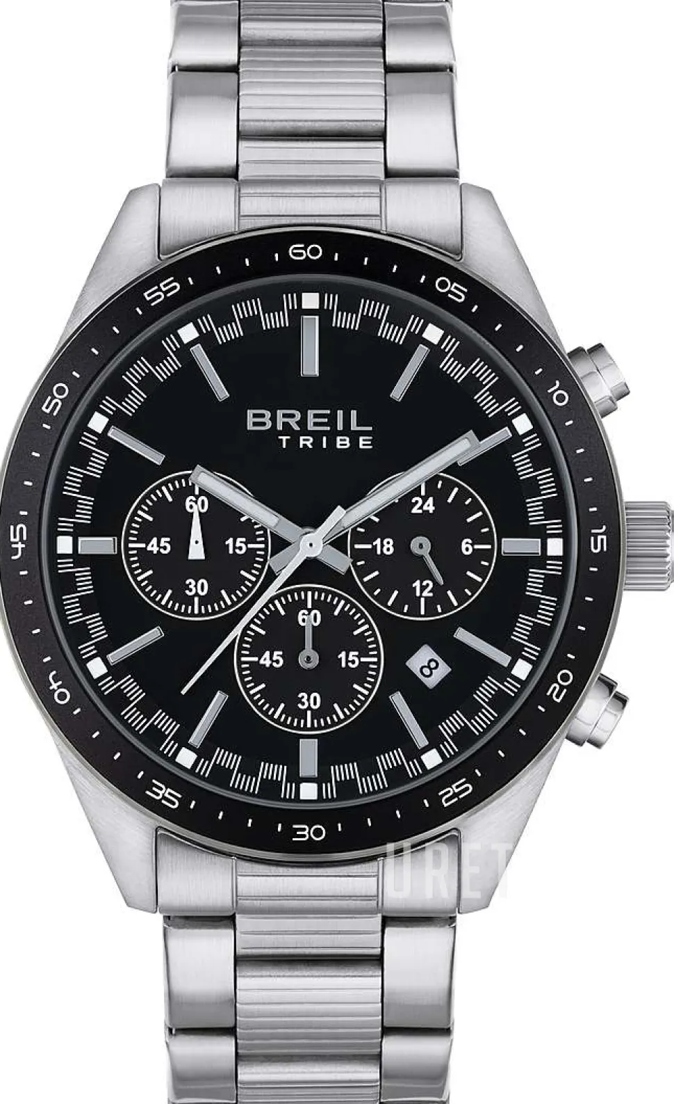 Tribe Svart/Stål Ø42 mm