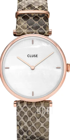 Triomphe Vit/Läder Ø33 mm