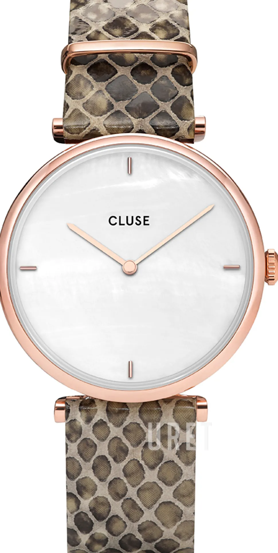 Triomphe Vit/Läder Ø33 mm