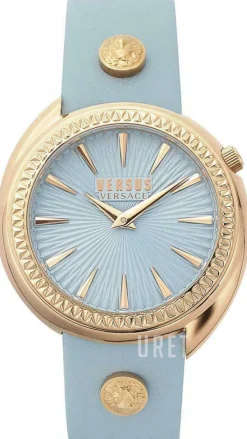 Turkos/Läder Ø38 mm