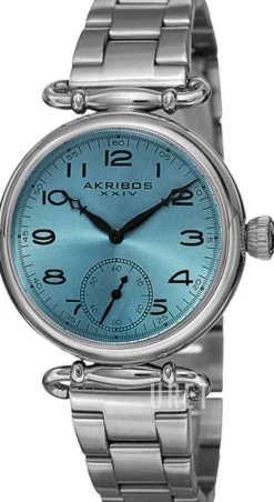 Turkos/Stål Ø34 mm