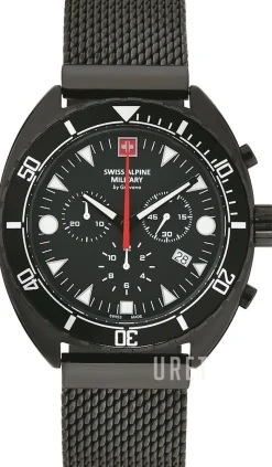 Turtle Svart/Stål Ø44 mm