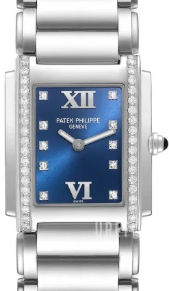 Twenty~4 Blå/Stål 30x25 mm