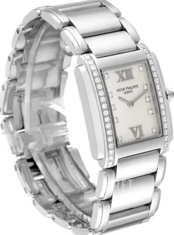 Twenty~4 Vit/Stål 30x25 mm