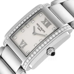 Twenty~4 Vit/Stål 30x25 mm