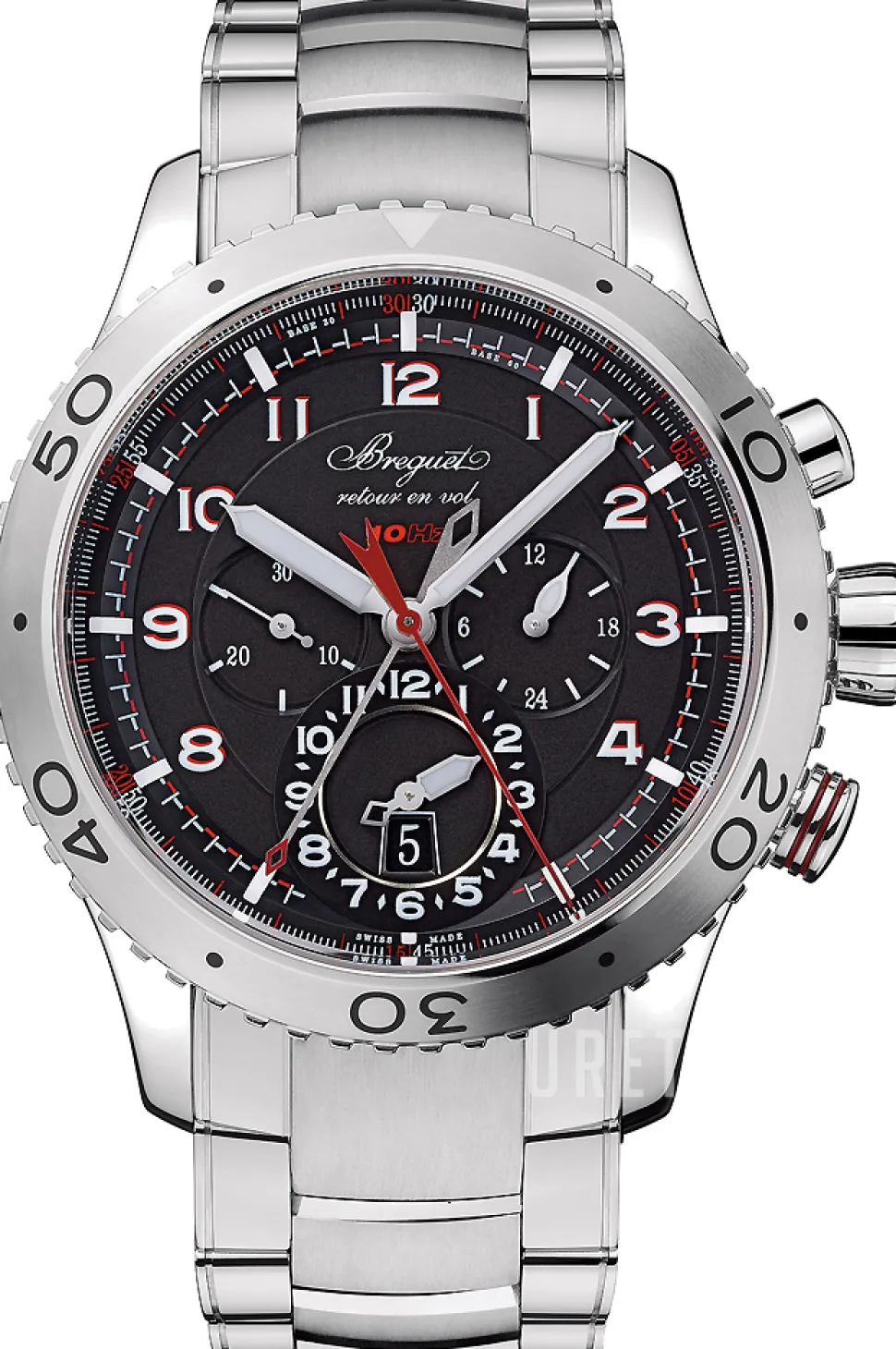 Type XXII Svart/Stål Ø44 mm