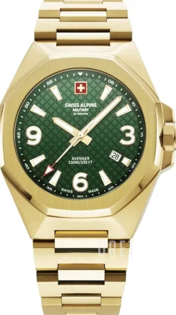 Typhoon Grön/Gulguldtonat stål Ø42 mm