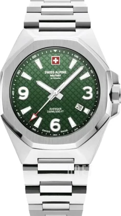 Typhoon Grön/Stål Ø42 mm