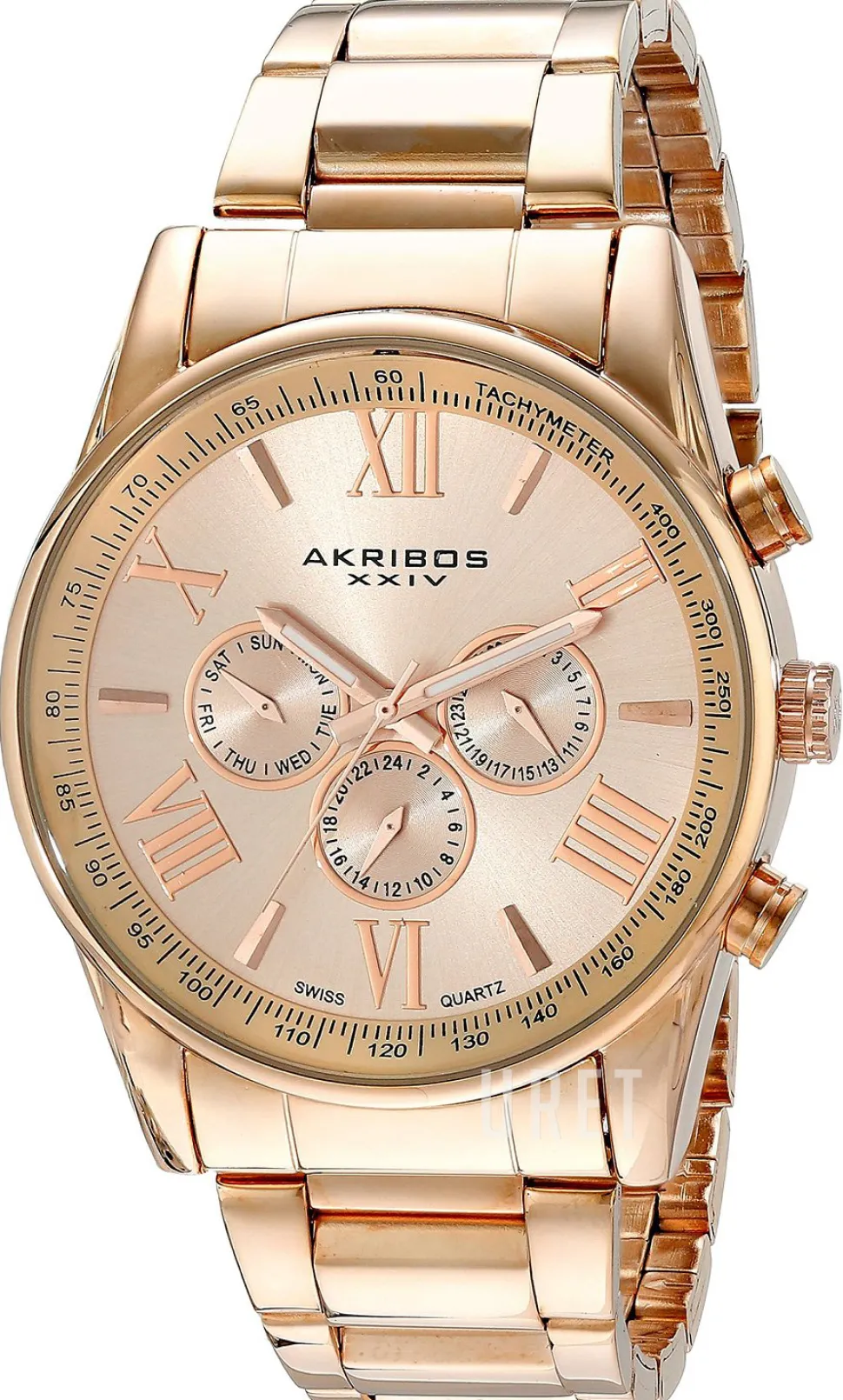 Ultimate Roséguldstonad/Roséguldstonat stål Ø45 mm