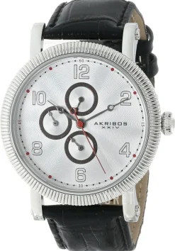 Ultimate Silverfärgad/Läder Ø44 mm