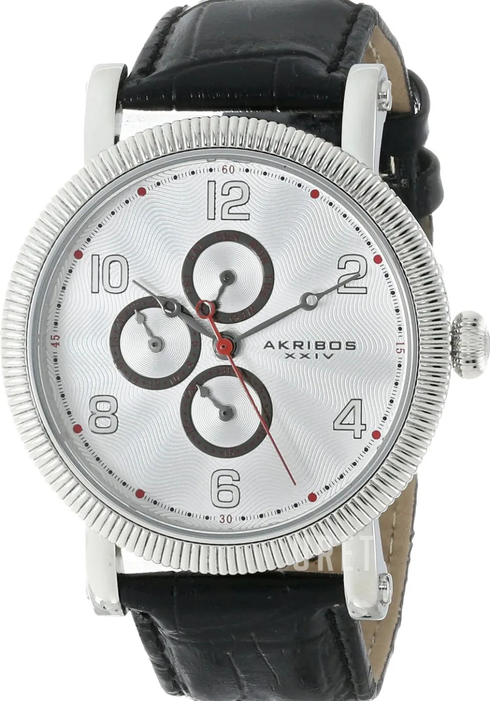 Ultimate Silverfärgad/Läder Ø44 mm