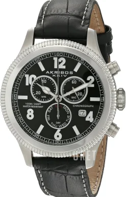 Ultimate Svart/Läder Ø44 mm