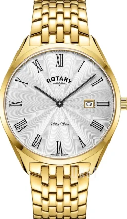 Ultra Slim Silverfärgad/Gulguldtonat stål Ø38 mm