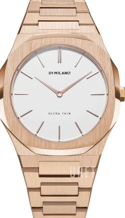 Ultra Thin Vit/Roséguldstonat stål Ø38 mm