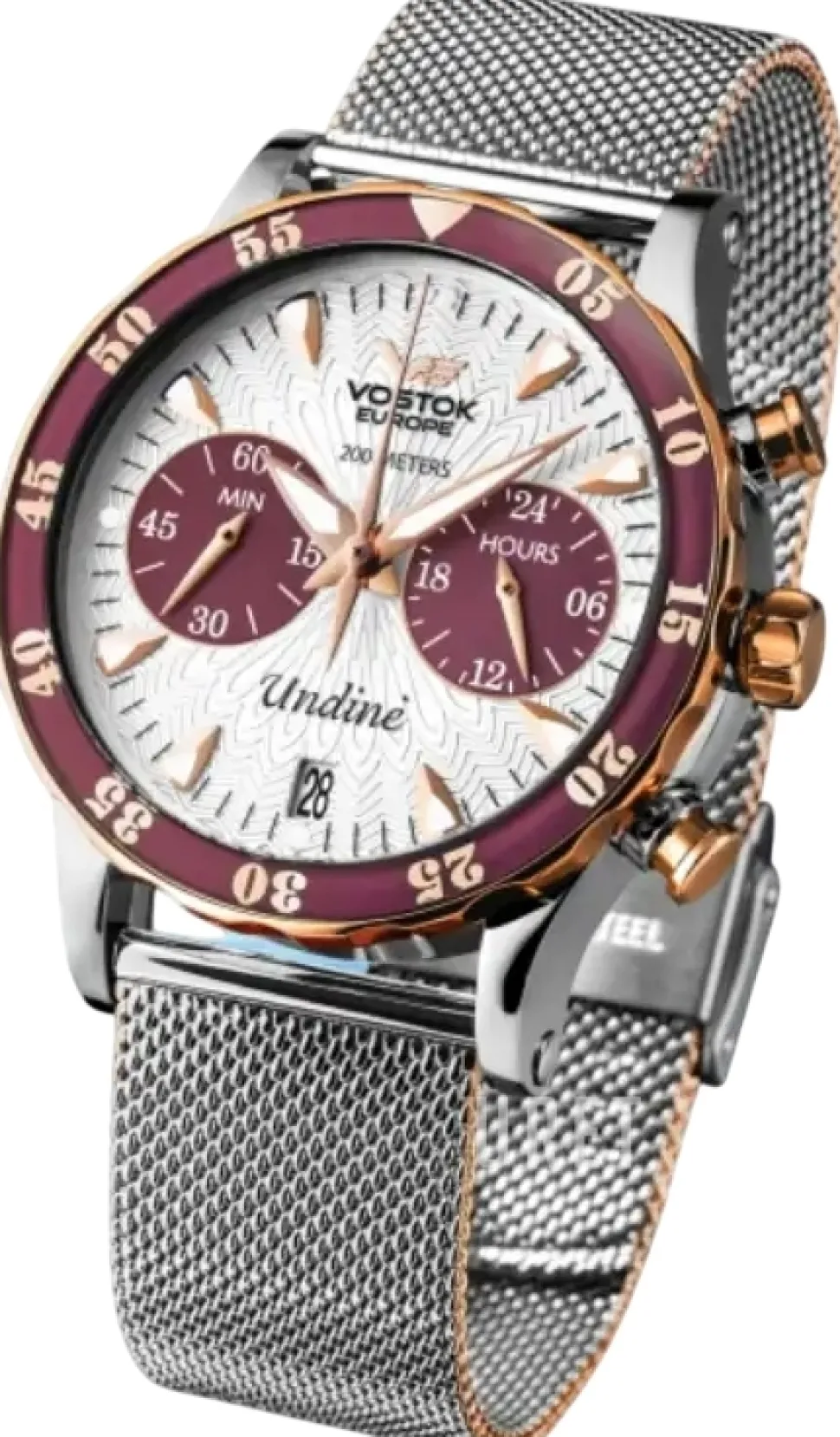 Undine Vit/Stål Ø39 mm