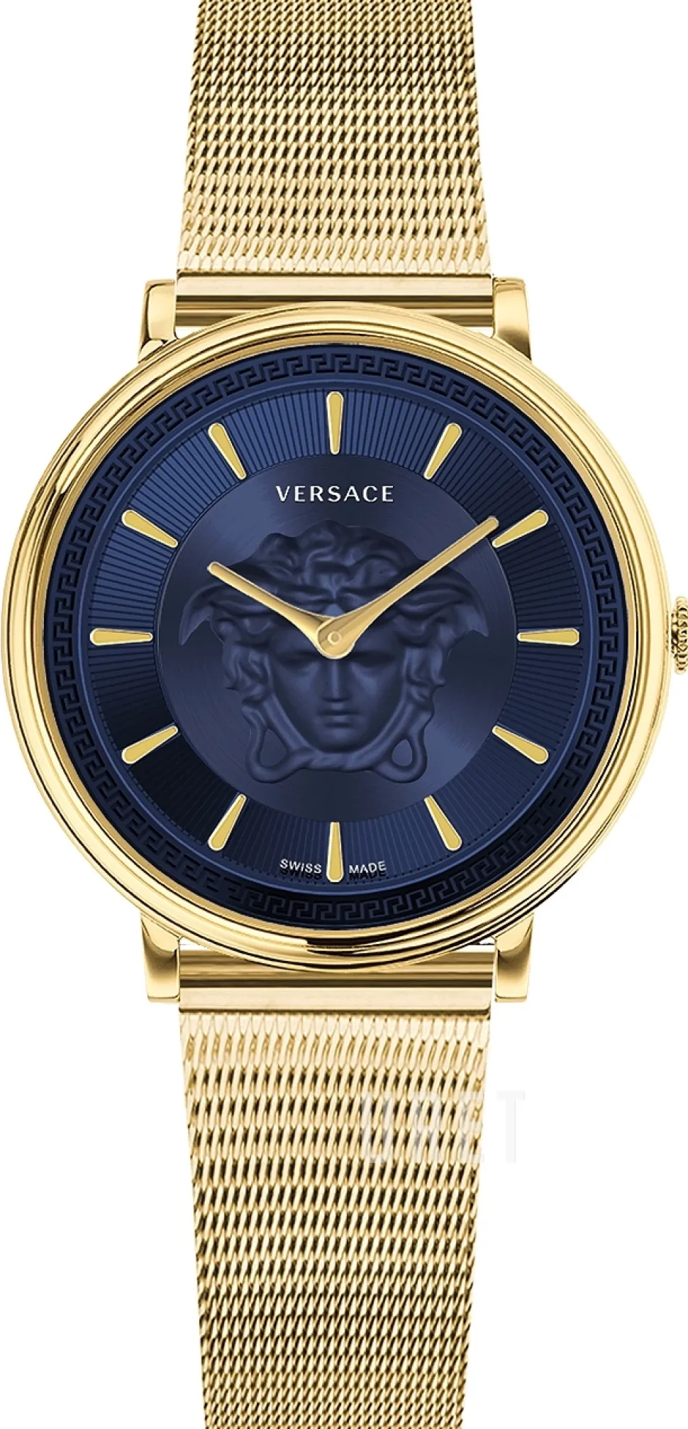 V Circle Blå/Gulguldtonat stål Ø38 mm