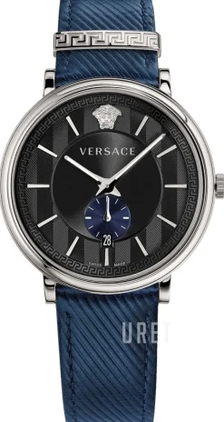 V Circle Svart/Läder Ø42 mm