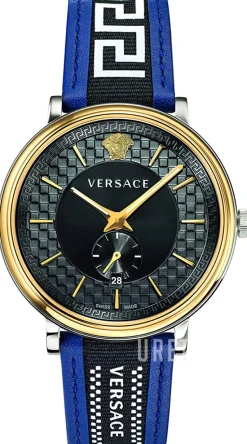 V Circle Svart/Textil Ø42 mm