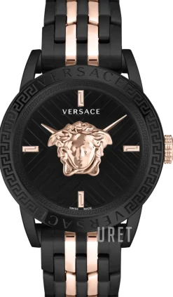 V Code Svart/Roséguldstonat stål Ø43 mm