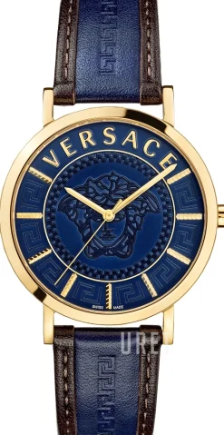 V Essential Blå/Läder Ø40 mm