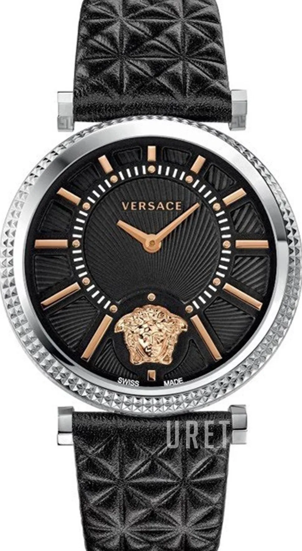 V Helix Svart/Läder Ø38 mm