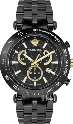 V Race Svart/Stål Ø46 mm