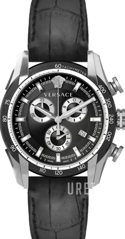 V Ray Svart/Läder Ø44 mm