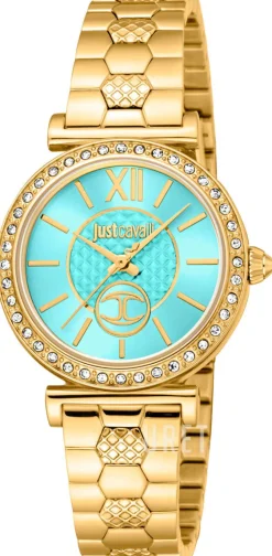 Varenna Turkos/Gulguldtonat stål Ø30 mm