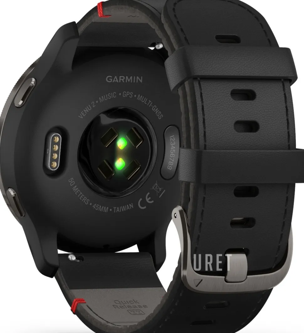 Venu LCD/Läder Ø45 mm