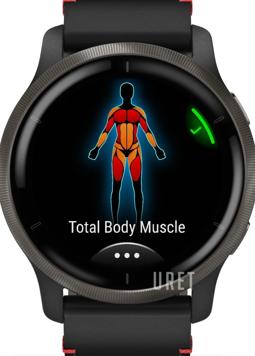 Venu LCD/Läder Ø45 mm