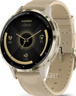 Venu 3S Svart/Läder Ø41 mm