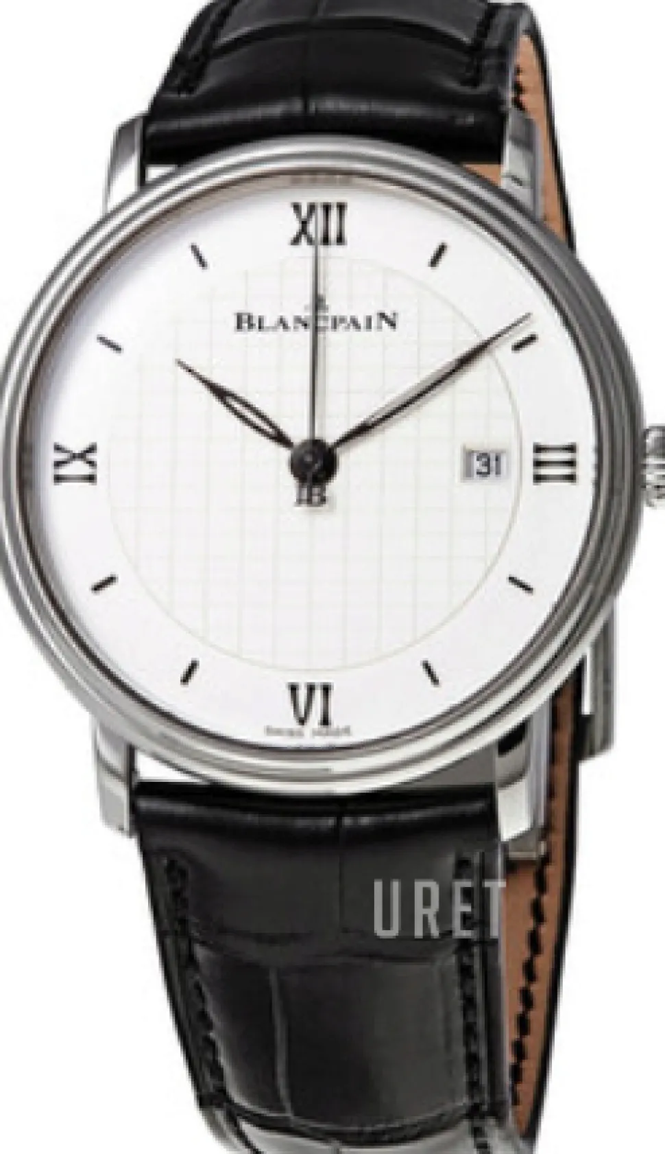 Villeret Silverfärgad/Läder Ø40 mm